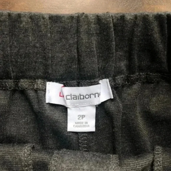 NEW Liz Claiborne Gray Pants | Petite | Petite Pants | Petitie Gray Pants - Picture 7 of 11